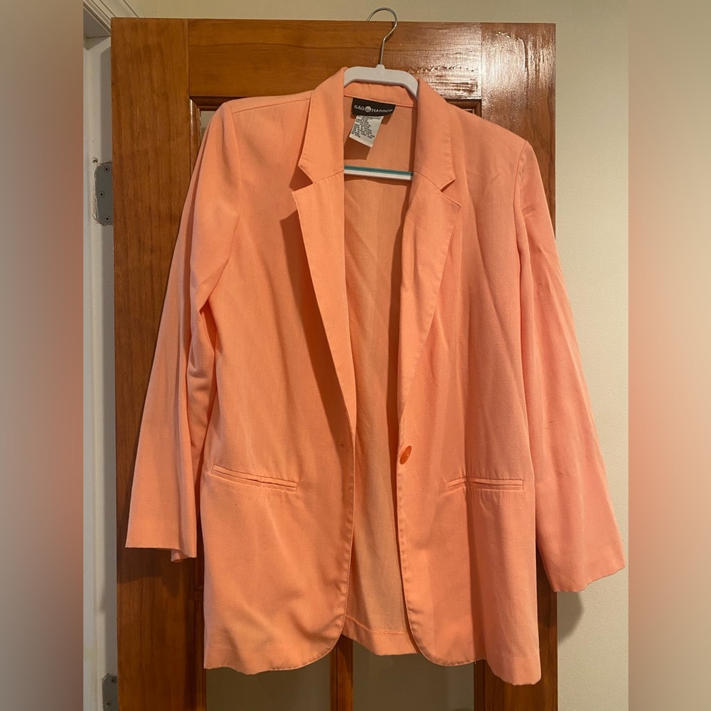 Vintage Tangerine Blazer
